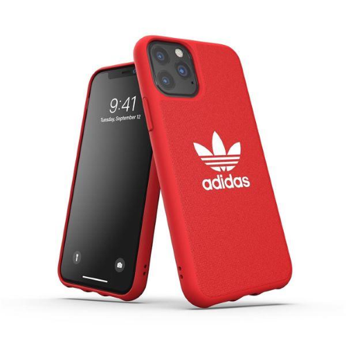 ADIDAS ADICOLOR APPLE iPHONE 11 PRO CUSTODIA IN TPU E POLIURETANO ROSSO CON LOGO BIANCO